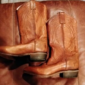 Women's Vintage Frye Billy Pull-On Cognac Size :7 1/2. Boots